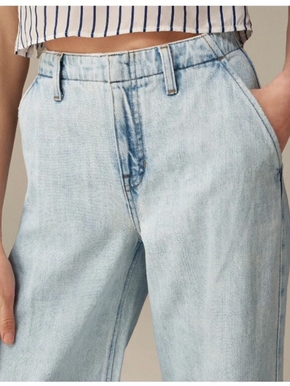 J.Crew Point Sur Puddle Jeans High Rise Wide Leg Size 28 - Picture 6 of 15